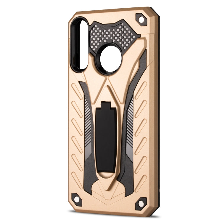 For Huawei Y7P Shockproof TPU + PC Protective Case with Holder