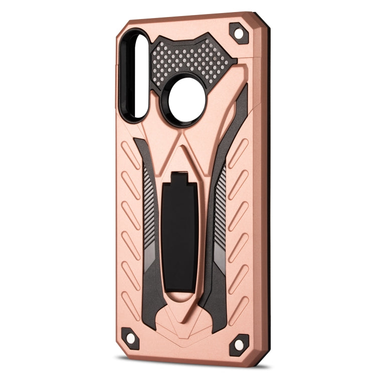 For Huawei Y7P Shockproof TPU + PC Protective Case with Holder