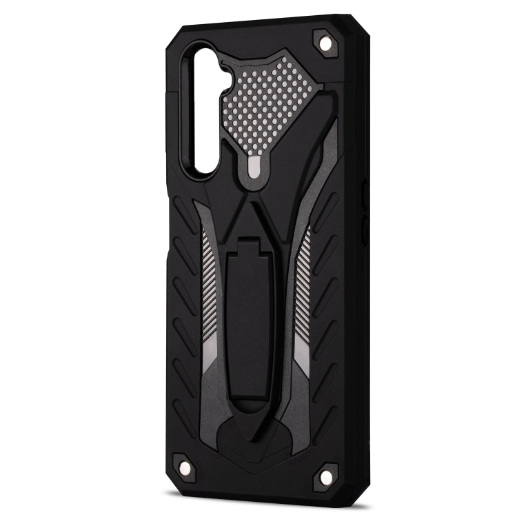 For OPPO Realme 6 Pro Shockproof TPU + PC Protective Case with Holder