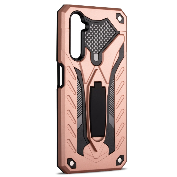 For OPPO Realme 6 Pro Shockproof TPU + PC Protective Case with Holder