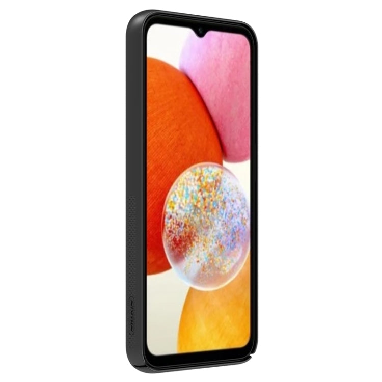 For Samsung Galaxy A14 4G NILLKIN Black Mirror Series Camshield PC Phone Case