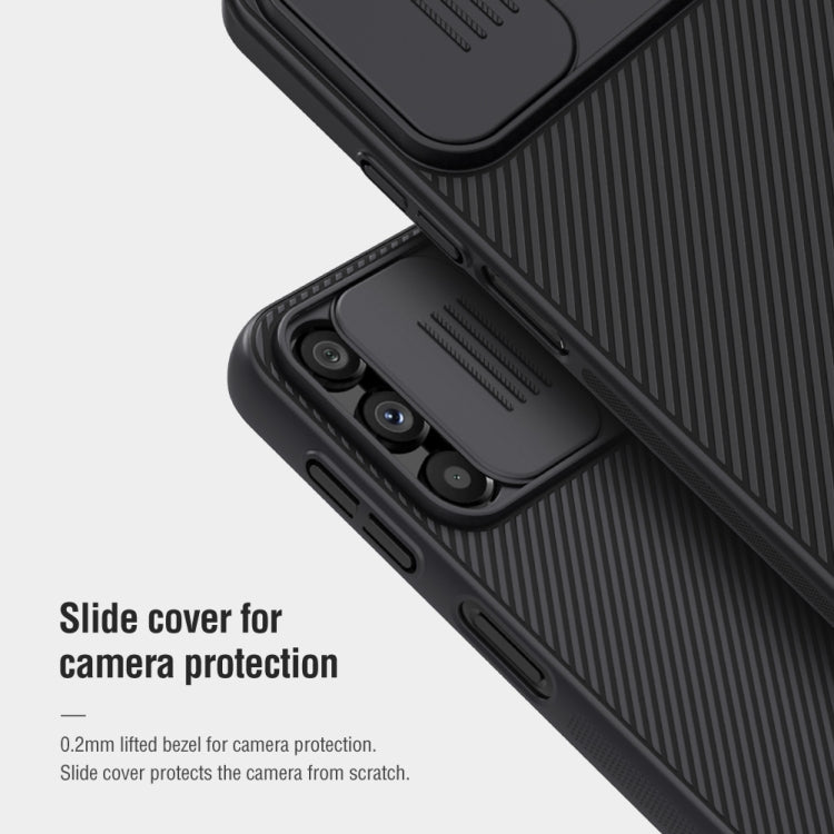 For Samsung Galaxy A14 4G NILLKIN Black Mirror Series Camshield PC Phone Case