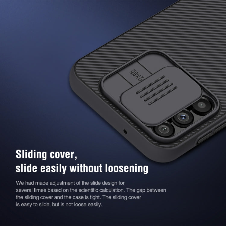 For Samsung Galaxy A14 4G NILLKIN Black Mirror Series Camshield PC Phone Case
