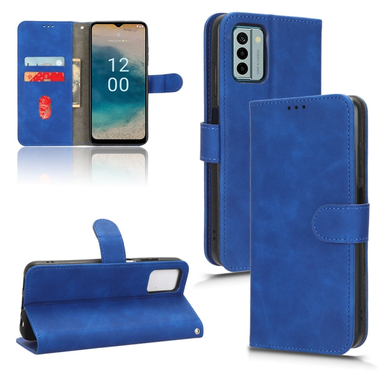 For Nokia G22 Skin Feel Magnetic Flip Leather Phone Case