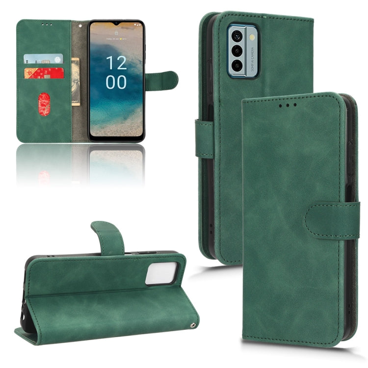 For Nokia G22 Skin Feel Magnetic Flip Leather Phone Case