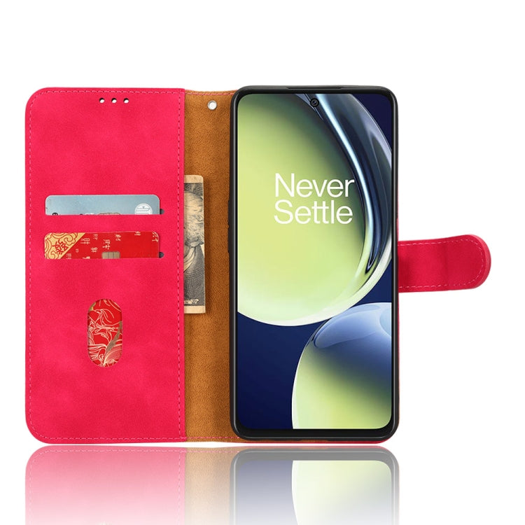 For OnePlus Nord CE 3 Skin Feel Magnetic Flip Leather Phone Case
