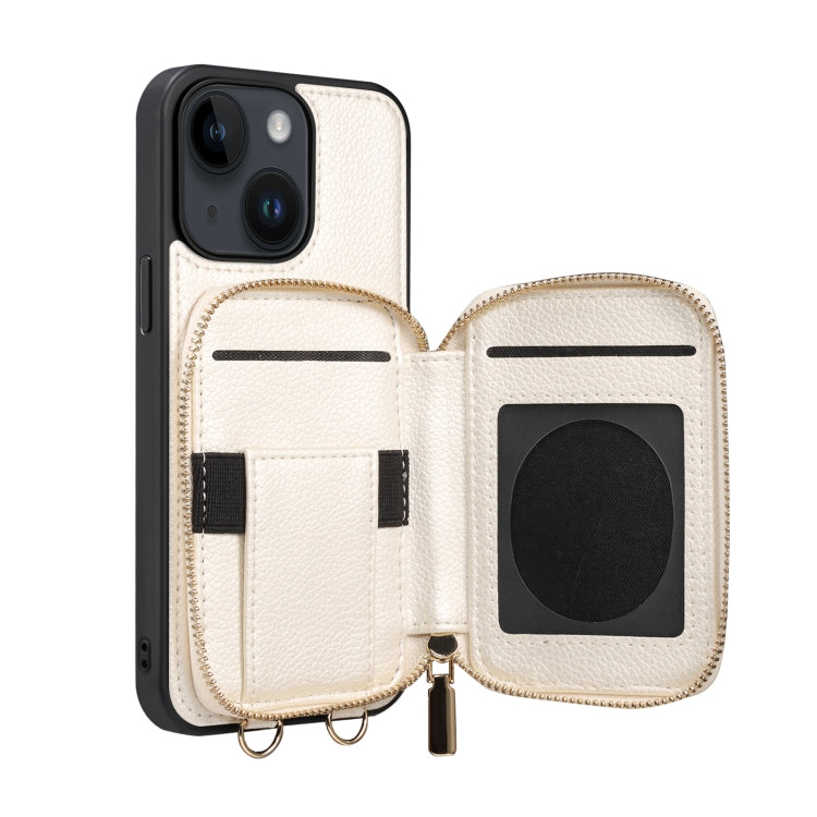For iPhone 13 Zipper Card Slot Phone Case