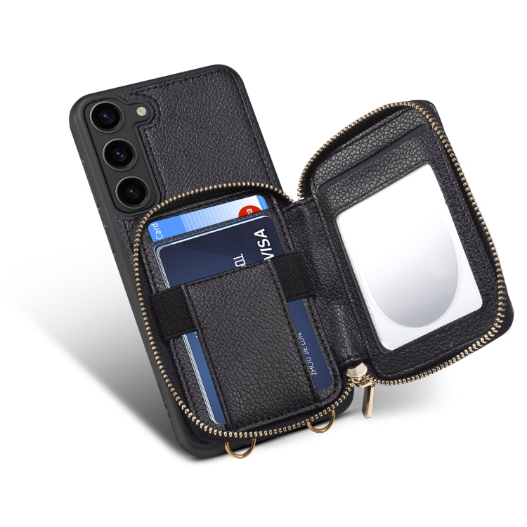For Samsung Galaxy S23 5G Zipper Card Slot Phone Case