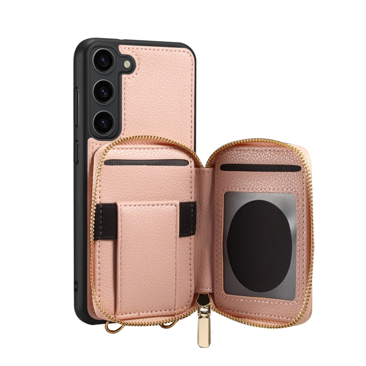 For Samsung Galaxy S23 5G Zipper Card Slot Phone Case