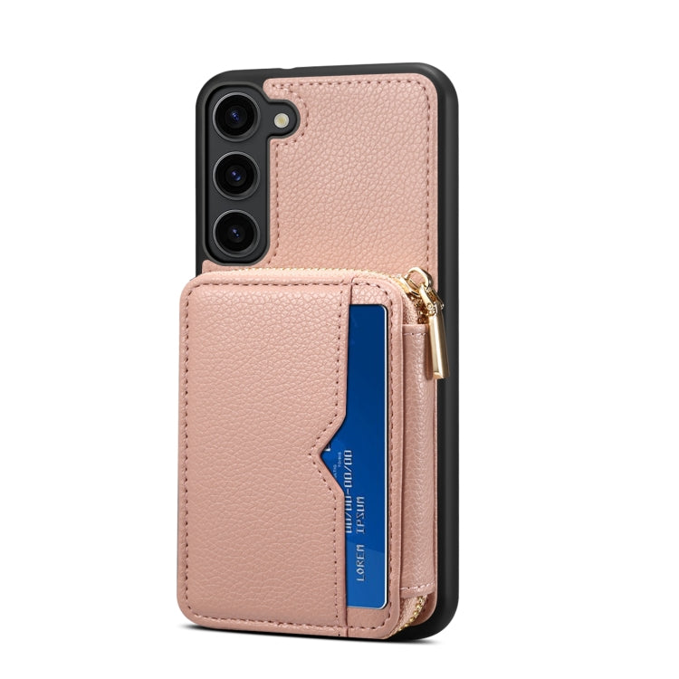 For Samsung Galaxy S23+ 5G Zipper Card Slot Phone Case