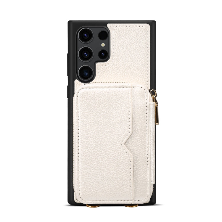 For Samsung Galaxy S23 Ultra 5G Zipper Card Slot Phone Case