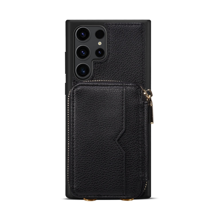 For Samsung Galaxy S23 Ultra 5G Zipper Card Slot Phone Case