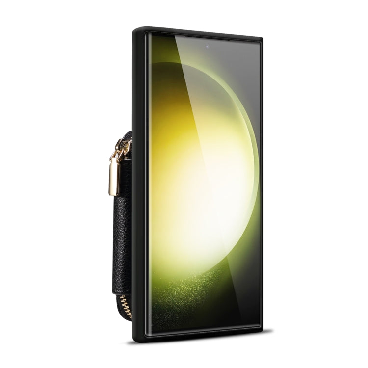 For Samsung Galaxy S23 Ultra 5G Zipper Card Slot Phone Case