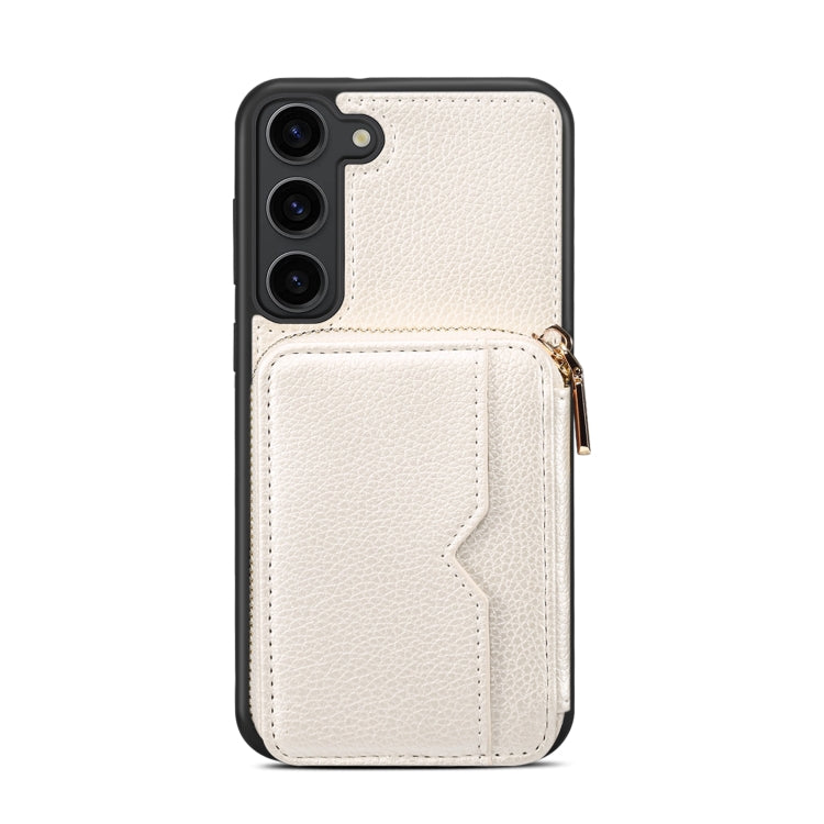 For Samsung Galaxy S22 5G Zipper Card Slot Phone Case