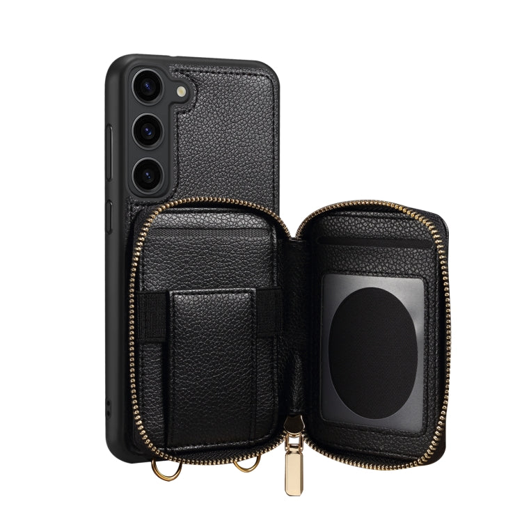 For Samsung Galaxy S22 5G Zipper Card Slot Phone Case