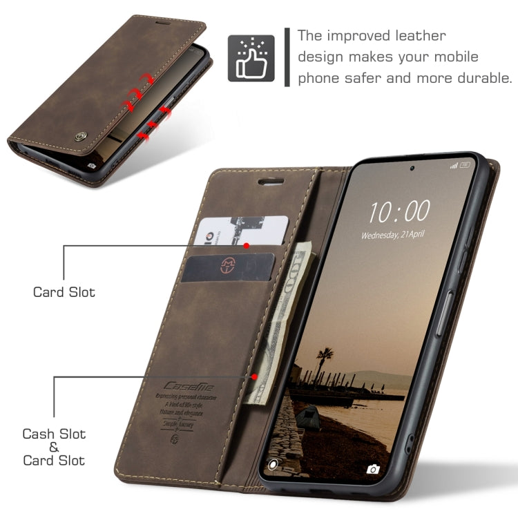 For Xiaomi Redmi Note 12 4G Global CaseMe 013 Multifunctional Horizontal Flip Leather Phone Case