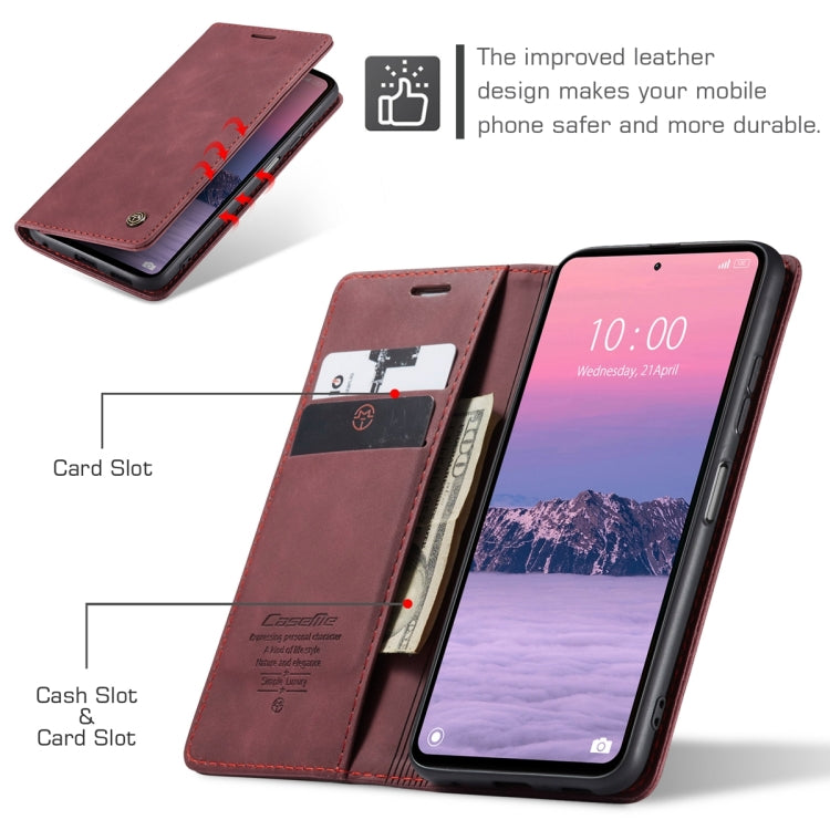 For Xiaomi Redmi Note 12 4G Global CaseMe 013 Multifunctional Horizontal Flip Leather Phone Case