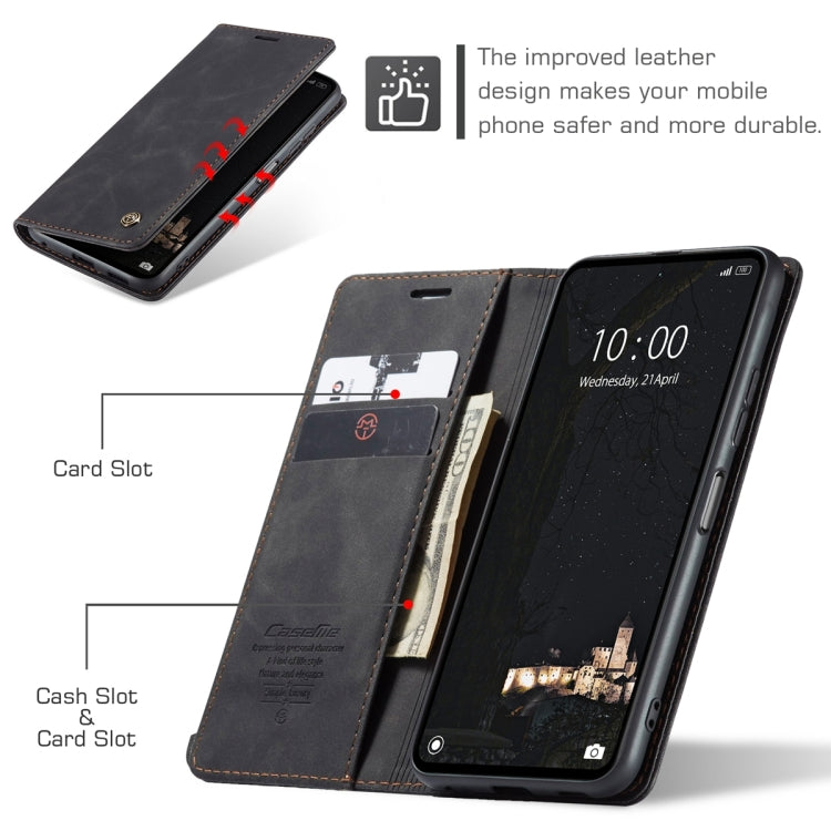 For Xiaomi Redmi Note 12 4G Global CaseMe 013 Multifunctional Horizontal Flip Leather Phone Case