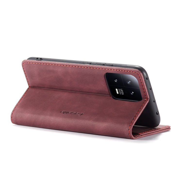 For Xiaomi 13 CaseMe 013 Multifunctional Horizontal Flip Leather Phone Case
