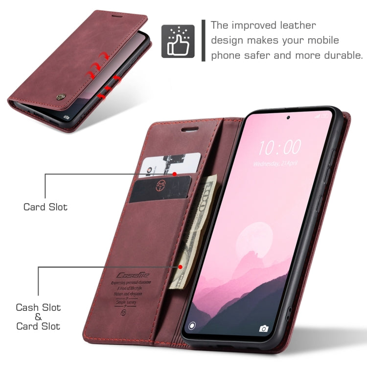 For Xiaomi Redmi 11A / 12C CaseMe 013 Multifunctional Horizontal Flip Leather Phone Case