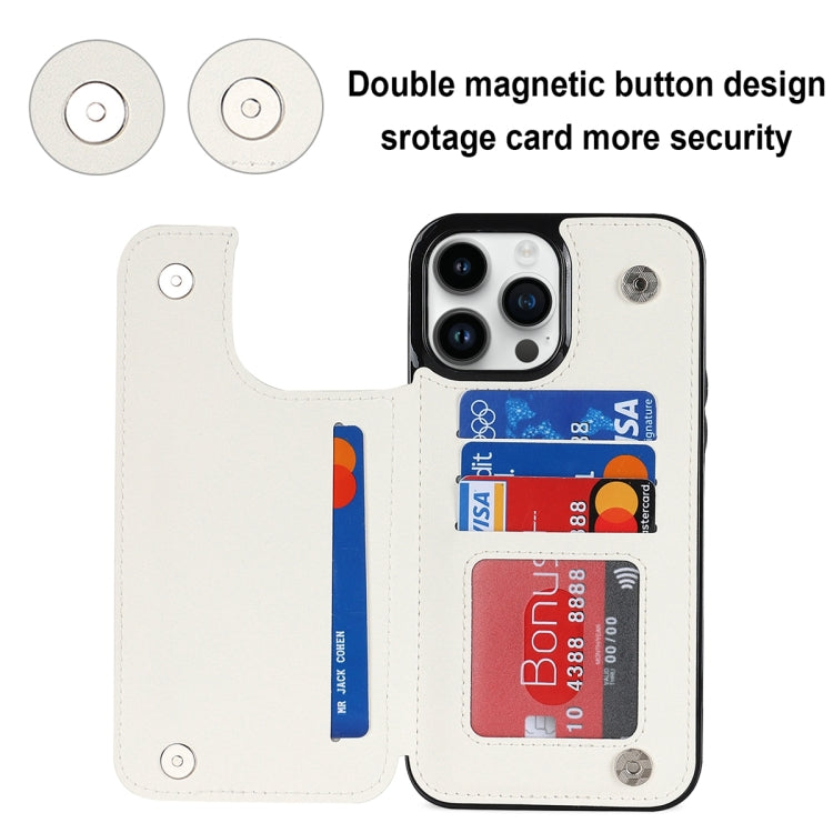 For iPhone 12 Pro Double Buckle Rhombic PU Leather Phone Case