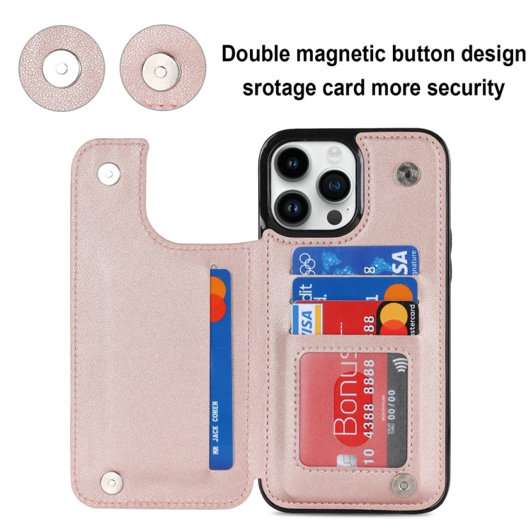 For iPhone 12 Pro Double Buckle Rhombic PU Leather Phone Case