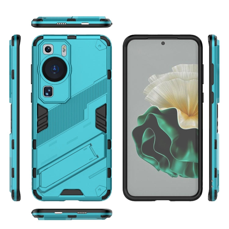 For Huawei P60 Punk Armor 2 in 1 PC + TPU Shockproof Phone Case with Invisible Holder