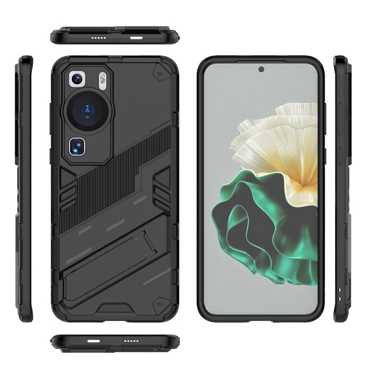 For Huawei P60 Punk Armor 2 in 1 PC + TPU Shockproof Phone Case with Invisible Holder