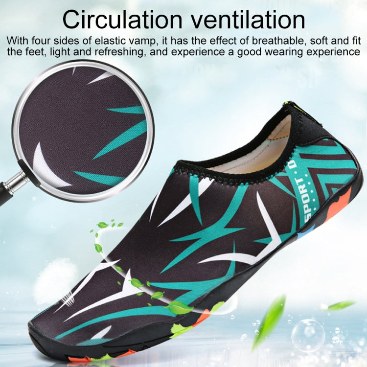 A-13 Outdoor River Hiking Anti-slip Quick Drying Beach Shoes, Size:36