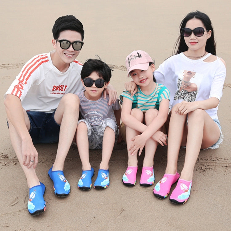 1719 Parent-child Outdoor River Hiking Anti-skid Quick Drying Shoes, Size: