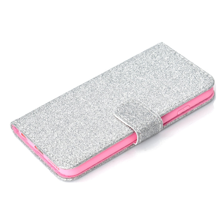 For iPhone 6 Glitter Powder Horizontal Flip Leather Case with Card Slots & Holder & Photo Frame & Wallet
