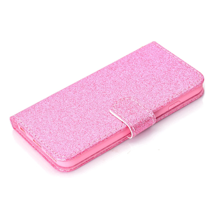 For iPhone 6 Plus Glitter Powder Horizontal Flip Leather Case with Card Slots & Holder & Photo Frame & Wallet