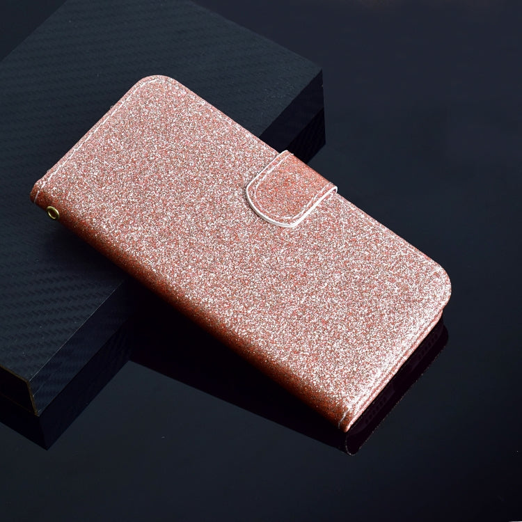 For iPhone 6 Plus Glitter Powder Horizontal Flip Leather Case with Card Slots & Holder & Photo Frame & Wallet