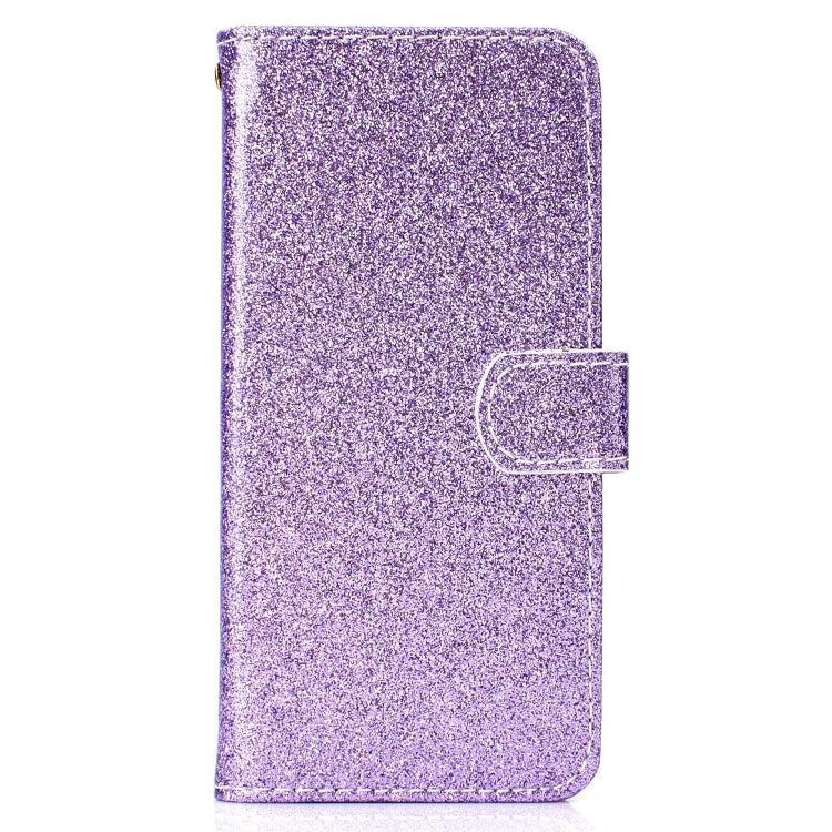 For iPhone 7 Glitter Powder Horizontal Flip Leather Case with Card Slots & Holder & Photo Frame & Wallet