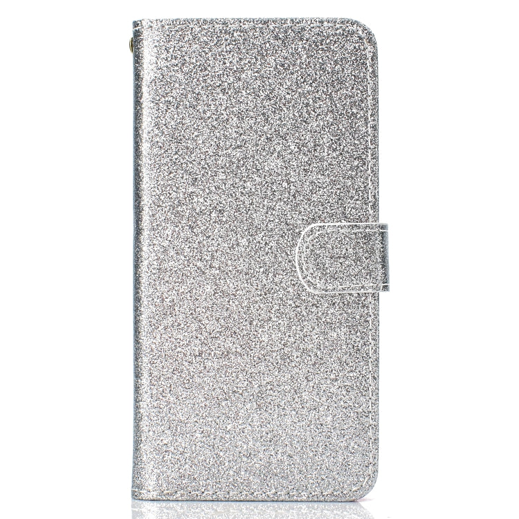 For iPhone 7 Plus Glitter Powder Horizontal Flip Leather Case with Card Slots & Holder & Photo Frame & Wallet