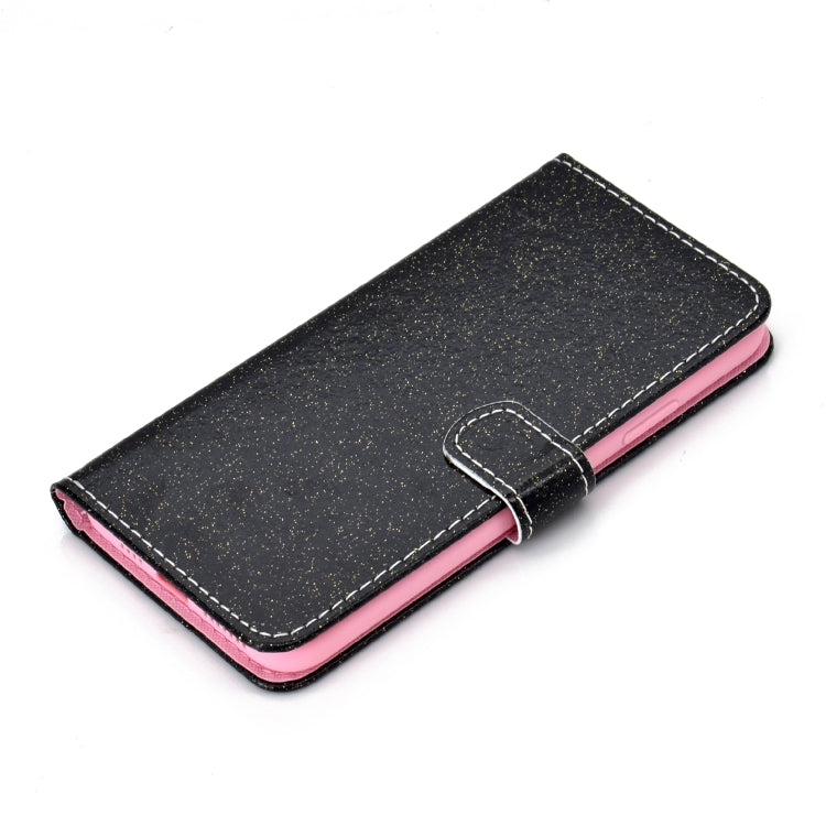 For iPhone 11 Glitter Powder Horizontal Flip Leather Case with Card Slots & Holder & Photo Frame & Wallet