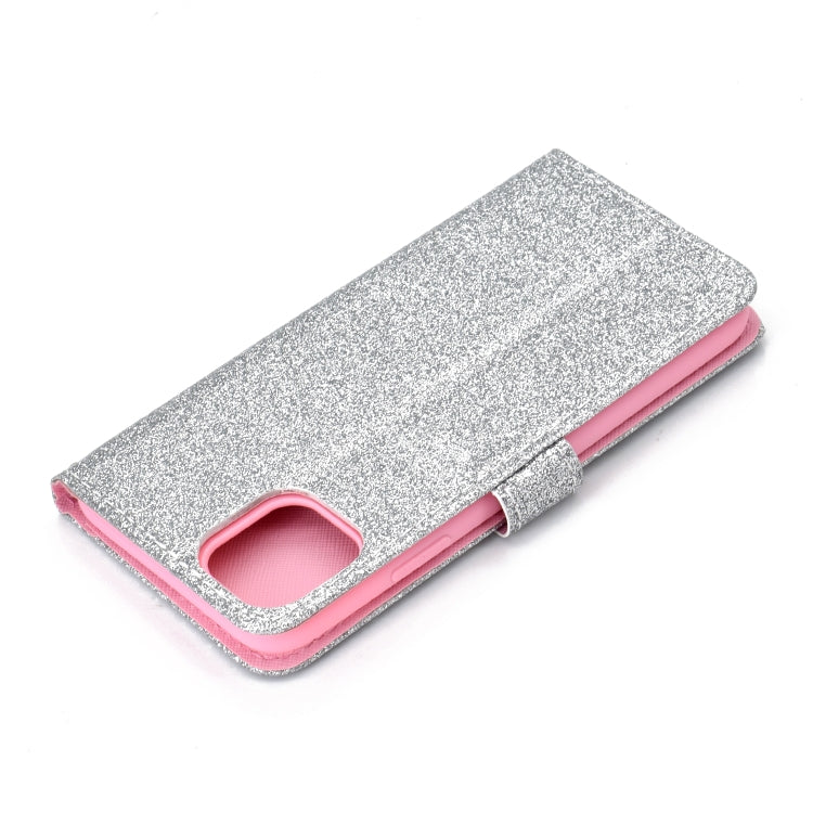 Fro iPhone 11 Pro Glitter Powder Horizontal Flip Leather Case with Card Slots & Holder & Photo Frame & Wallet
