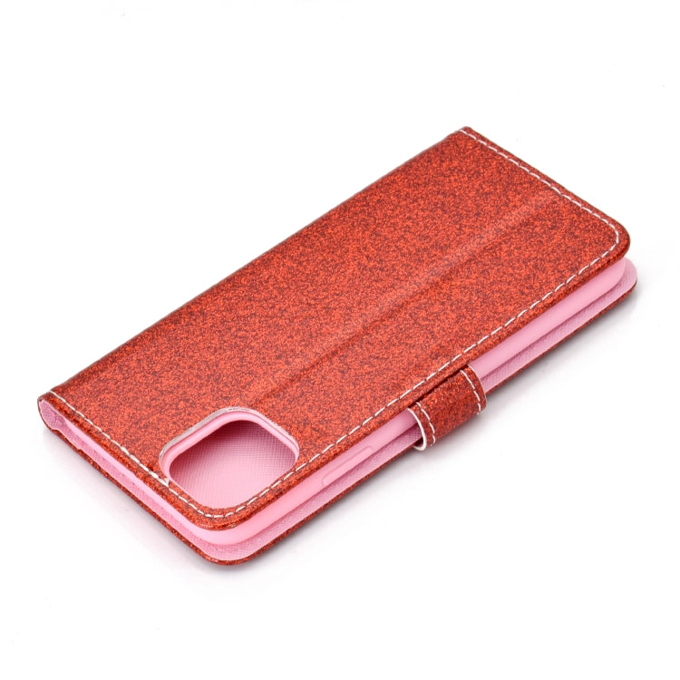 Fro iPhone 11 Pro Glitter Powder Horizontal Flip Leather Case with Card Slots & Holder & Photo Frame & Wallet