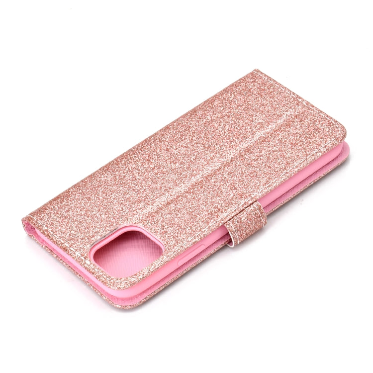 Fro iPhone 11 Pro Glitter Powder Horizontal Flip Leather Case with Card Slots & Holder & Photo Frame & Wallet