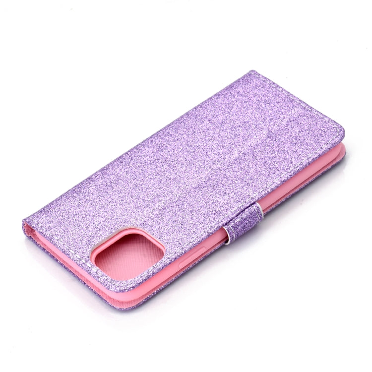 Fro iPhone 11 Pro Glitter Powder Horizontal Flip Leather Case with Card Slots & Holder & Photo Frame & Wallet