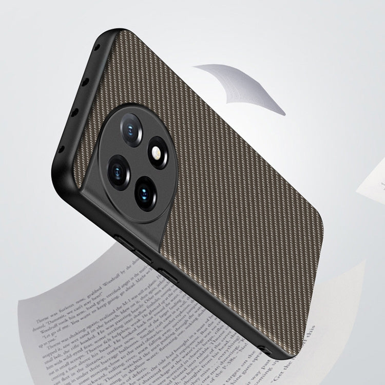 For OnePlus 11 Ultra-thin Carbon Fiber Texture Printing Phone Case