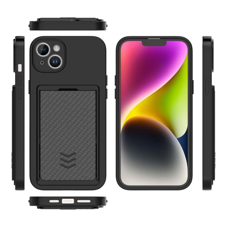 For iPhone 14 Plus Magic Cards Box TPU + PC Phone Case