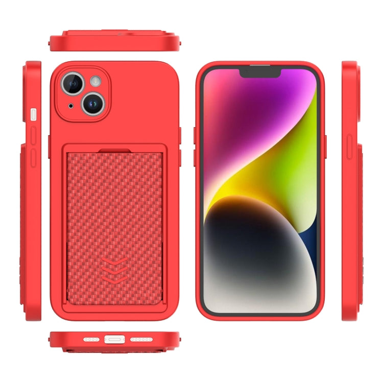For iPhone 14 Plus Magic Cards Box TPU + PC Phone Case