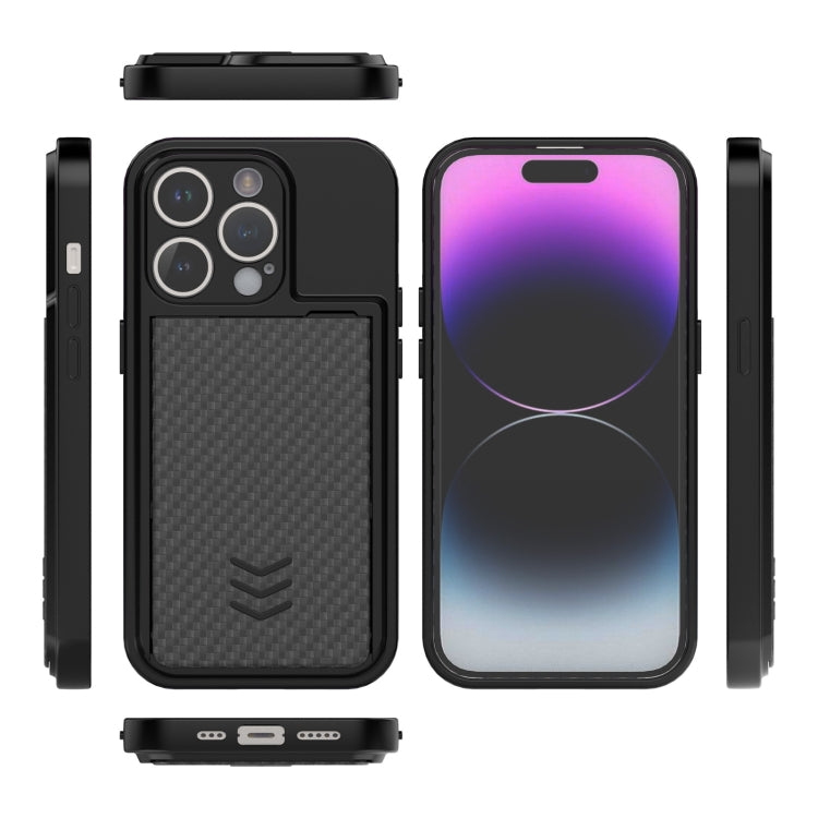 For iPhone 14 Pro Magic Cards Box TPU + PC Phone Case