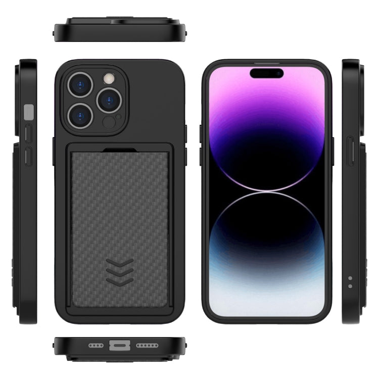 For iPhone 14 Pro Max Magic Cards Box TPU + PC Phone Case