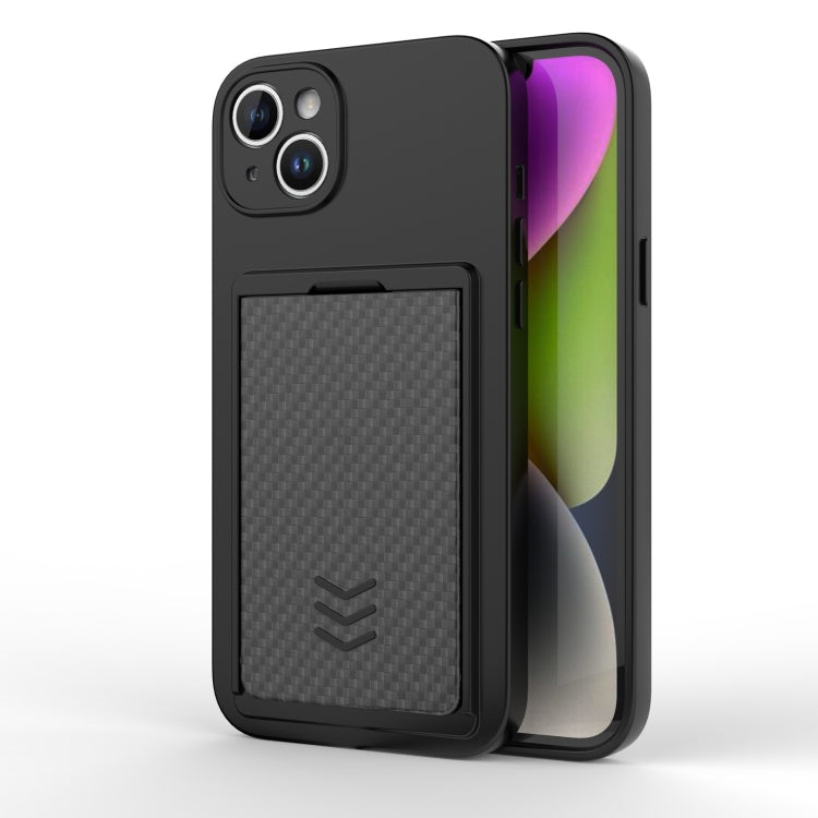 For iPhone 13 Magic Cards Box TPU + PC Phone Case