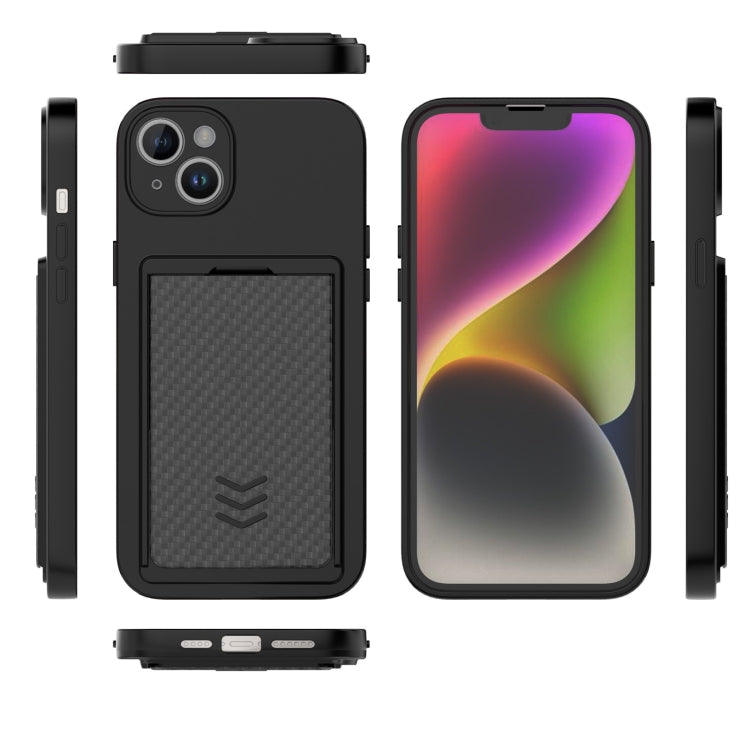 For iPhone 13 Magic Cards Box TPU + PC Phone Case