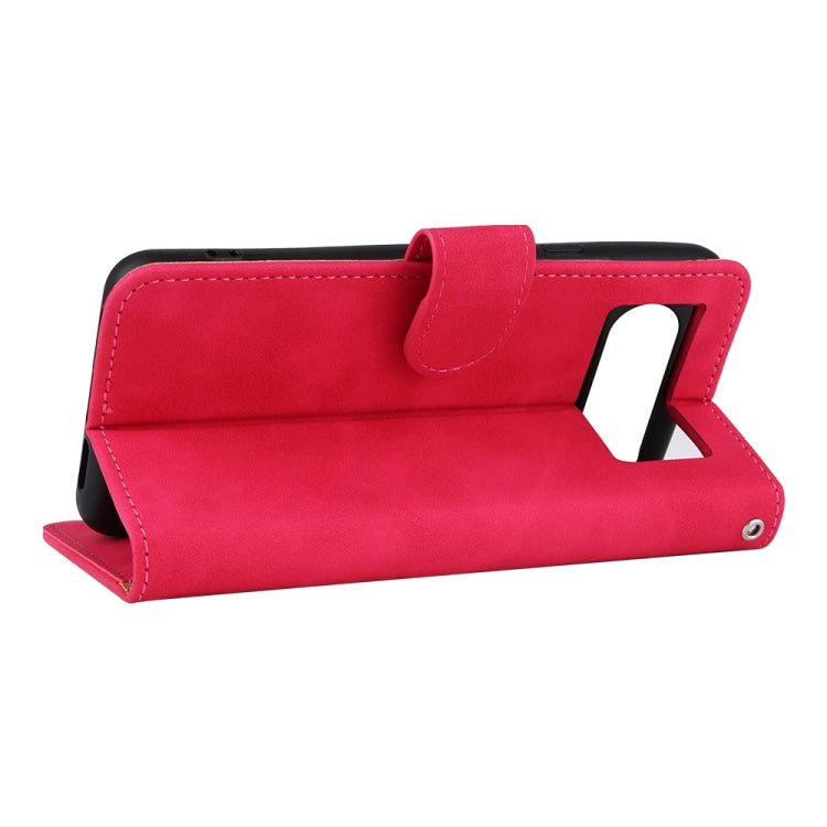 For Google Pixel 8 Skin Feel Magnetic Flip Leather Phone Case