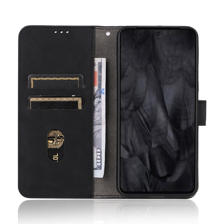 For Google Pixel 8 Pro Skin Feel Magnetic Flip Leather Phone Case