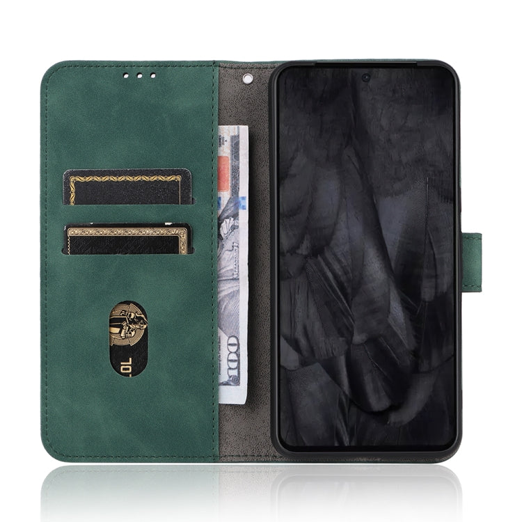 For Google Pixel 8 Pro Skin Feel Magnetic Flip Leather Phone Case